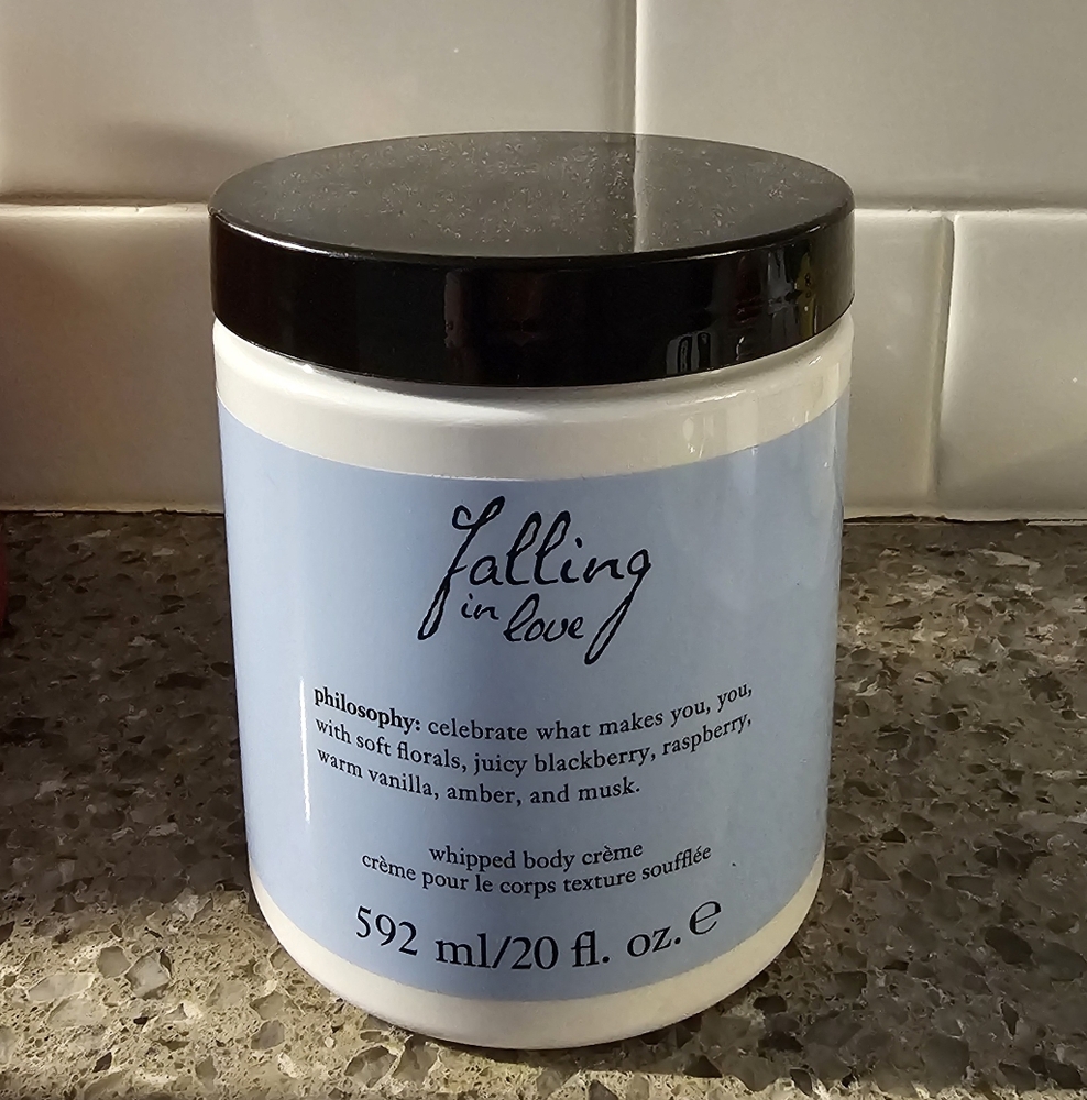 Philosophy Falling in Love Whipped Body Crème - Blue and Black